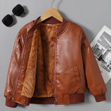 2025 Autumn Winter New Boys' - Lined Zip - Up Jacket - Luxelstore
