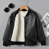 2025 Autumn Winter New Boys' - Lined Zip - Up Jacket - Luxelstore