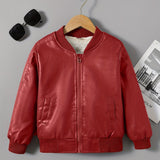 2025 Autumn Winter New Boys' - Lined Zip - Up Jacket - Luxelstore
