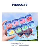 4/6/8pcs Moisturizing Lip Balm Set Whitening Moisturizing Base Natural Plant Base Moisturizing Crack Lip Care Jelly Moisturizer - Luxelstore