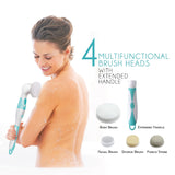 Advanced Facial & Body Cleansing Brush With Extended Handle - Luxelstore