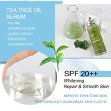 AILKE Tea Tree Oil Serum for Face and Body, Brightening, Moisturizing, Reduce Acne, With Vitamin E & Vitamin B3, 100ml - Luxelstore