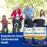 Balincer Vitamin B12 Supplement - 5000 MCG Supplement - Energy Supplement, Cognition, Core System Support, Non - GMO - Luxelstore