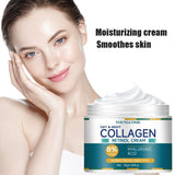 Collagen Cream deeply Hydrates Nourishes The Skin to Restore Elasticity Radiance Moisturizing Anti - wrinkle Aging Shrinks Pores - Luxelstore