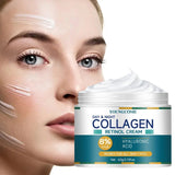 Collagen Cream deeply Hydrates Nourishes The Skin to Restore Elasticity Radiance Moisturizing Anti - wrinkle Aging Shrinks Pores - Luxelstore