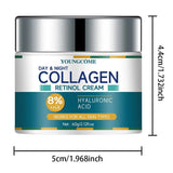 Collagen Cream deeply Hydrates Nourishes The Skin to Restore Elasticity Radiance Moisturizing Anti - wrinkle Aging Shrinks Pores - Luxelstore