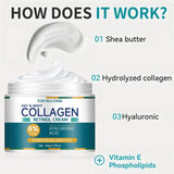 Collagen Cream deeply Hydrates Nourishes The Skin to Restore Elasticity Radiance Moisturizing Anti - wrinkle Aging Shrinks Pores - Luxelstore