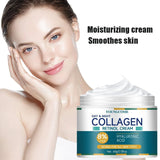 Collagen Cream deeply Hydrates Nourishes The Skin to Restore Elasticity Radiance Moisturizing Anti - wrinkle Aging Shrinks Pores - Luxelstore