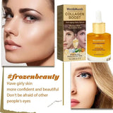 Collagen Face Serum Smoothing Wrinkle Moisturing Tightening Nourishing Hydrating Elasticity Brightening Face Skin Care Product - Luxelstore