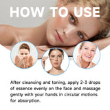 Copper Peptide Serum Anti Aging Fade Fine Lines Pore Shrinking Smoothing Firming Hydrating Hyaluronic Acid Moisturizing Essence - Luxelstore