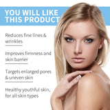 Copper Peptide Serum Anti Aging Fade Fine Lines Pore Shrinking Smoothing Firming Hydrating Hyaluronic Acid Moisturizing Essence - Luxelstore