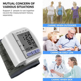 Digital Wrist Blood Pressure Monitor For Measuring Arterial Pressure - Luxelstore