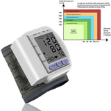 Digital Wrist Blood Pressure Monitor For Measuring Arterial Pressure - Luxelstore
