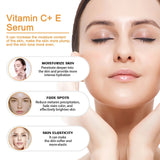 Hoygi 30ml Vitamin C Serum For Face Moisturizing Hydrating Facial Lightening Blemish Melanin Fine Lines Brightening Facial Serum - Luxelstore