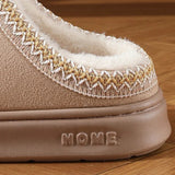New Fashion Fluffy Platform Slippers for Women 2025 Winter Plush Warm Cotton Shoes Woman Comfort Non Slip Unisex Home Slippers - Luxelstore