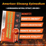 Powerful High Purity Epimedium Supplements Natural Organic Manhood Erection Pill Improve Performance and Increase Size - Luxelstore