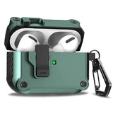Security Lock Cover for AirPods Pro 3 2025 Case for AirPods Pro3 Pro 3rd Gen 2025 Cases Shockproof PC Headphone Fundas With Hook - Luxelstore