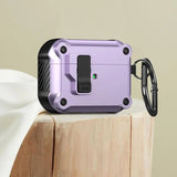 Security Lock Cover for AirPods Pro 3 2025 Case for AirPods Pro3 Pro 3rd Gen 2025 Cases Shockproof PC Headphone Fundas With Hook - Luxelstore