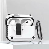 Security Lock Cover for AirPods Pro 3 2025 Case for AirPods Pro3 Pro 3rd Gen 2025 Cases Shockproof PC Headphone Fundas With Hook - Luxelstore