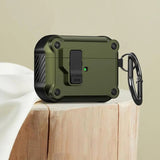 Security Lock Cover for AirPods Pro 3 2025 Case for AirPods Pro3 Pro 3rd Gen 2025 Cases Shockproof PC Headphone Fundas With Hook - Luxelstore