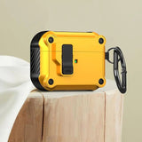 Security Lock Cover for AirPods Pro 3 2025 Case for AirPods Pro3 Pro 3rd Gen 2025 Cases Shockproof PC Headphone Fundas With Hook - Luxelstore