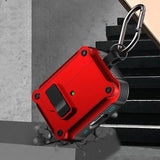 Security Lock Cover for AirPods Pro 3 2025 Case for AirPods Pro3 Pro 3rd Gen 2025 Cases Shockproof PC Headphone Fundas With Hook - Luxelstore