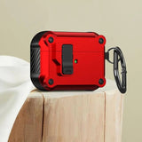 Security Lock Cover for AirPods Pro 3 2025 Case for AirPods Pro3 Pro 3rd Gen 2025 Cases Shockproof PC Headphone Fundas With Hook - Luxelstore