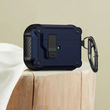 Security Lock Cover for AirPods Pro 3 2025 Case for AirPods Pro3 Pro 3rd Gen 2025 Cases Shockproof PC Headphone Fundas With Hook - Luxelstore