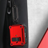 Security Lock Cover for AirPods Pro 3 2025 Case for AirPods Pro3 Pro 3rd Gen 2025 Cases Shockproof PC Headphone Fundas With Hook - Luxelstore