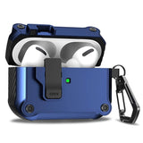 Security Lock Cover for AirPods Pro 3 2025 Case for AirPods Pro3 Pro 3rd Gen 2025 Cases Shockproof PC Headphone Fundas With Hook - Luxelstore