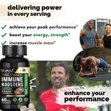 Testosterone Booster for Men, Male Enhancing, Enhance Energy & Endurance, Muscle Growth Supplement, Oyster Maca Ginseng - Luxelstore