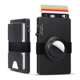 TOYFID All - Aluminum Pop Up Slide Rfid Slim Card Holder Wallet With Airtag Holder - Luxelstore