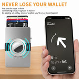 TOYFID All - Aluminum Pop Up Slide Rfid Slim Card Holder Wallet With Airtag Holder - Luxelstore