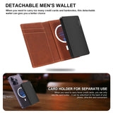 TOYFID Aluminum Alloy Wallet With Genuine Leather Cover Men's Billfolds - Luxelstore