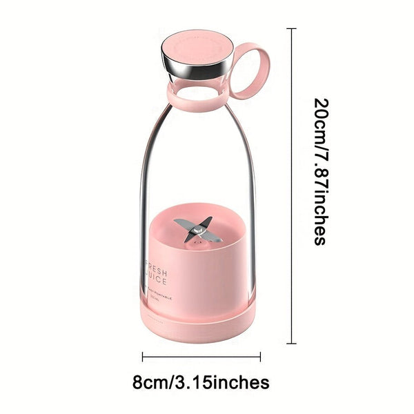 11.83oz Portable Electric Wireless Mini Fruit Blender Juicer - Perfect for On - the - Go! - Luxelstore