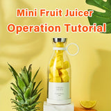 11.83oz Portable Electric Wireless Mini Fruit Blender Juicer - Perfect for On - the - Go! - Luxelstore