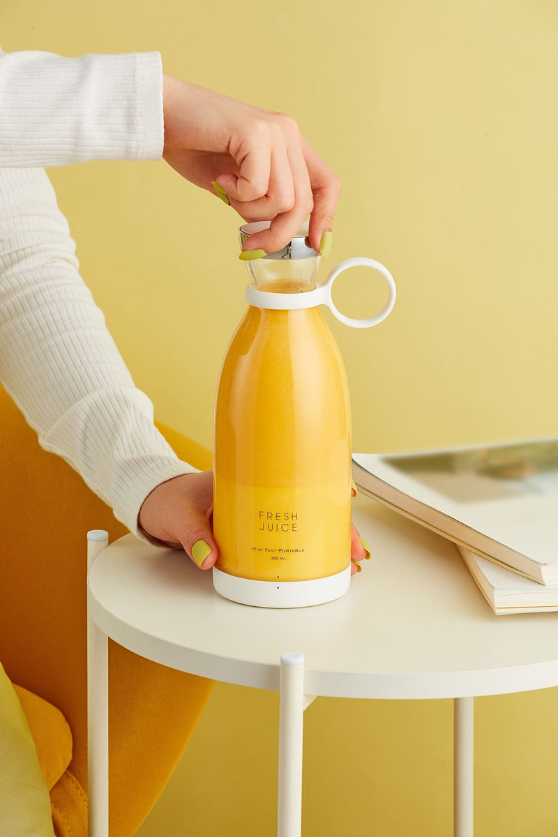 11.83oz Portable Electric Wireless Mini Fruit Blender Juicer - Perfect for On - the - Go! - Luxelstore