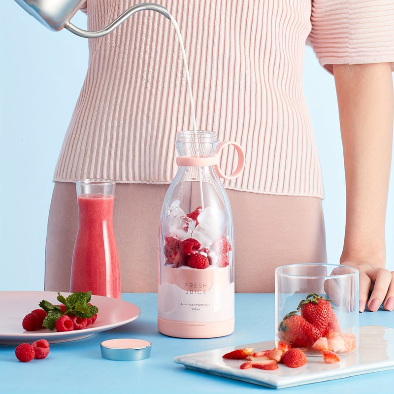 11.83oz Portable Electric Wireless Mini Fruit Blender Juicer - Perfect for On - the - Go! - Luxelstore