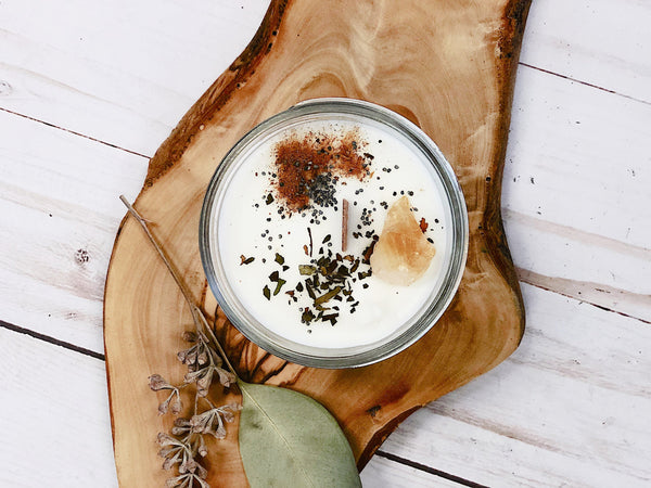Abundance Candle / Ritual Candle / Intention Candle / Hand Poured - Luxelstore