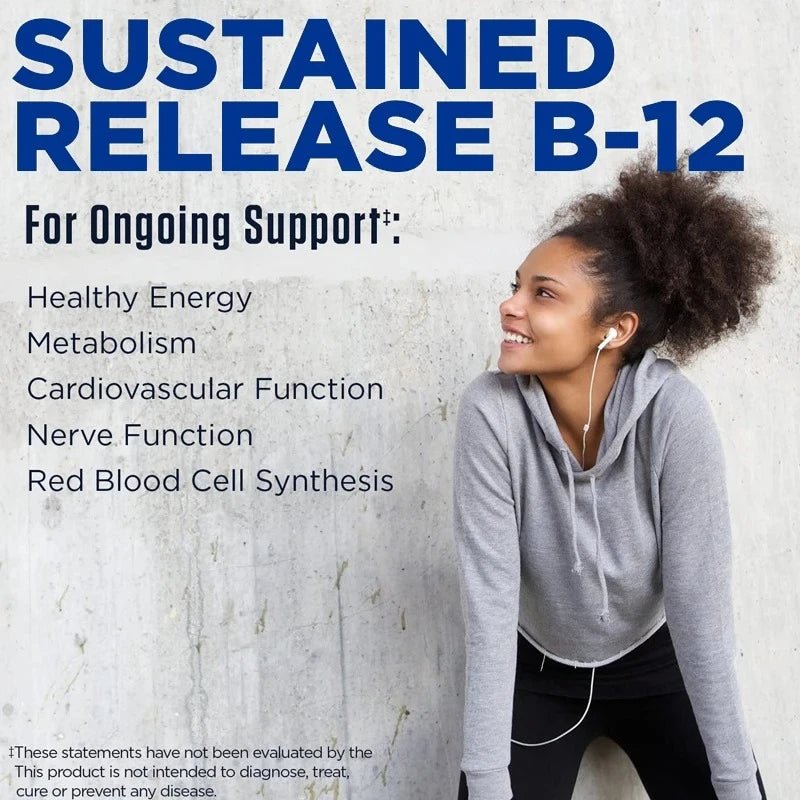 Balincer Vitamin B12 Supplement - 5000 MCG Supplement - Energy Supplement, Cognition, Core System Support, Non - GMO - Luxelstore