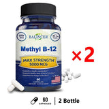 Balincer Vitamin B12 Supplement - 5000 MCG Supplement - Energy Supplement, Cognition, Core System Support, Non - GMO - Luxelstore