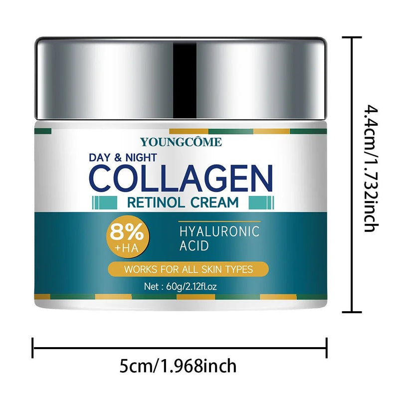 Collagen Cream deeply Hydrates Nourishes The Skin to Restore Elasticity Radiance Moisturizing Anti - wrinkle Aging Shrinks Pores - Luxelstore