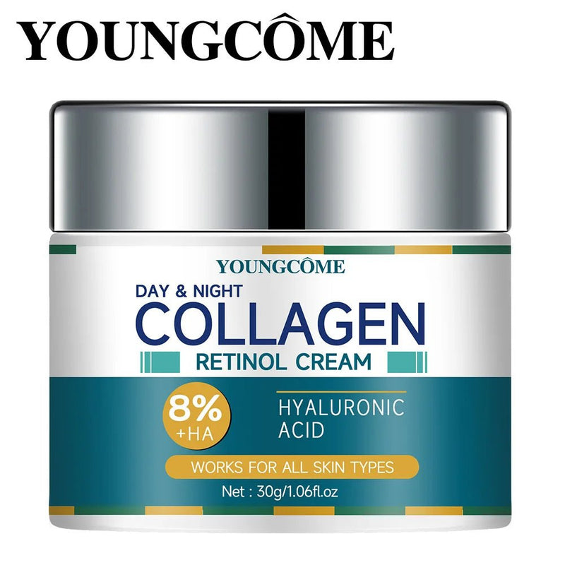 Collagen Cream deeply Hydrates Nourishes The Skin to Restore Elasticity Radiance Moisturizing Anti - wrinkle Aging Shrinks Pores - Luxelstore