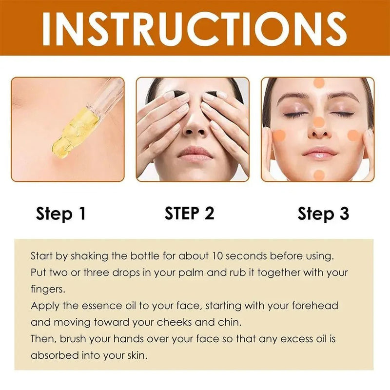 Collagen Face Serum Smoothing Wrinkle Moisturing Tightening Nourishing Hydrating Elasticity Brightening Face Skin Care Product - Luxelstore