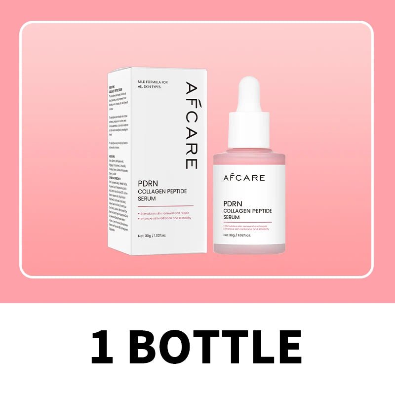 Collagen Peptide Facial Serum Targets Dull Skin Boosts Skin Elasticity Stimulates Skin Renewal Repair Salmon PDRN KOREAN Product - Luxelstore