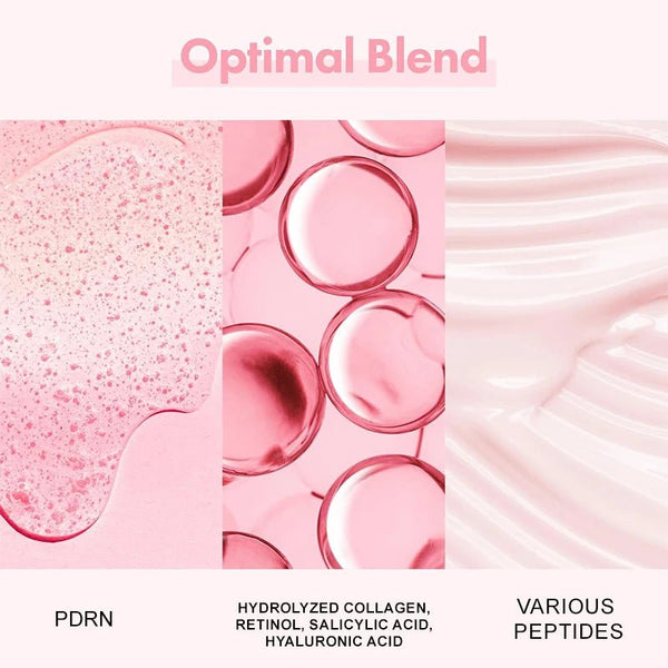 Collagen Peptide Facial Serum Targets Dull Skin Boosts Skin Elasticity Stimulates Skin Renewal Repair Salmon PDRN KOREAN Product - Luxelstore