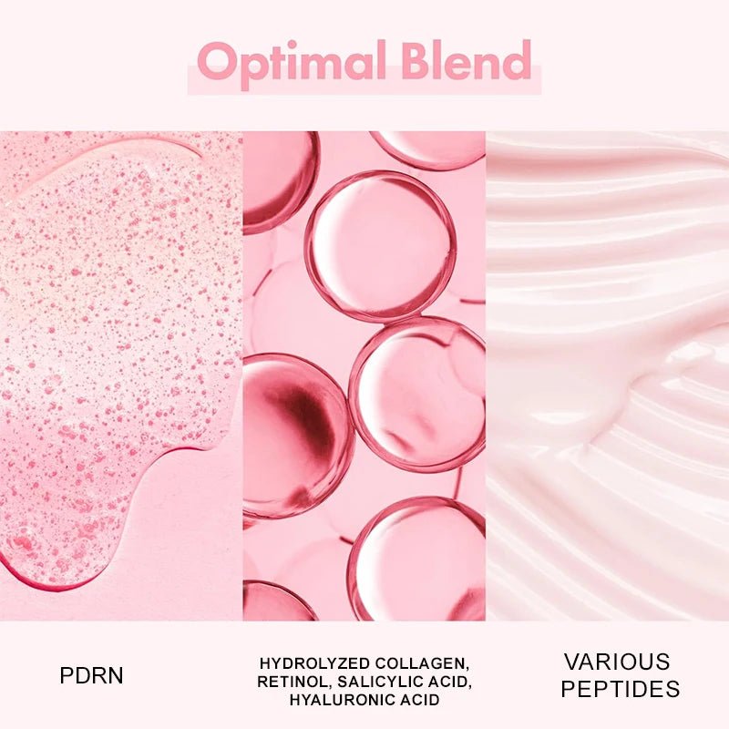Collagen Peptide Facial Serum Targets Dull Skin Boosts Skin Elasticity Stimulates Skin Renewal Repair Salmon PDRN KOREAN Product - Luxelstore