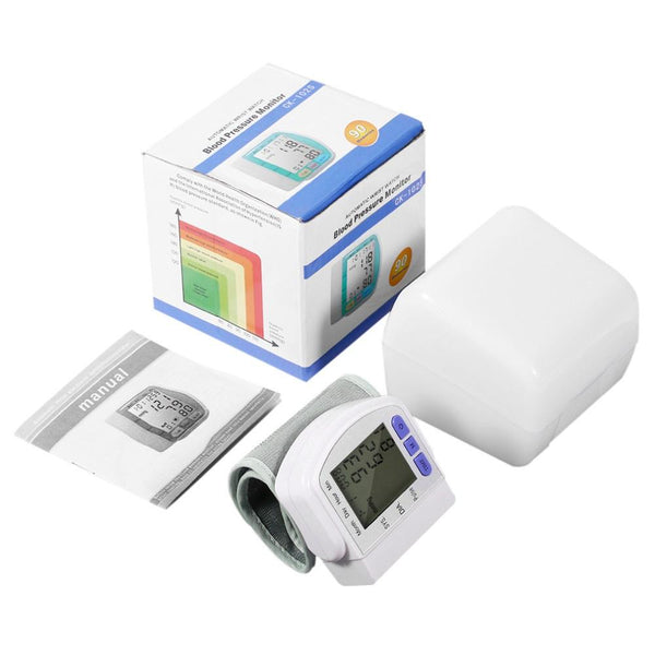 Digital Wrist Blood Pressure Monitor For Measuring Arterial Pressure - Luxelstore