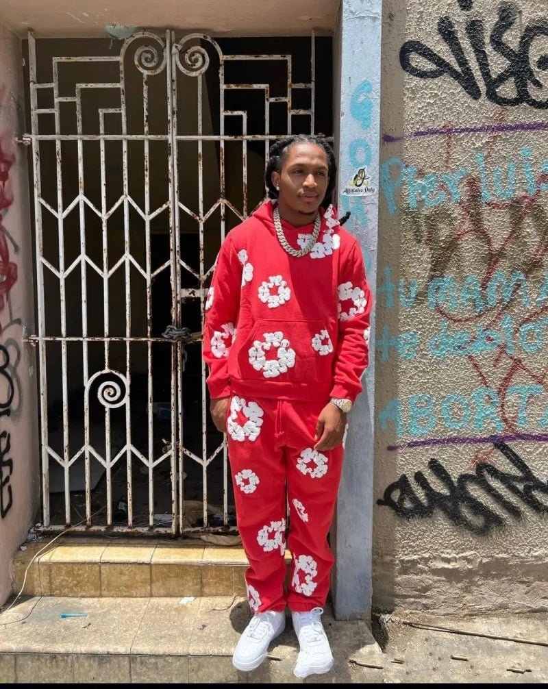 Foam Printed Men Women Hoodie Loose Casual Clothing Fashion Long Sleeve Hooded Pullover Personality Streetwear Sweatshirts - Luxelstore