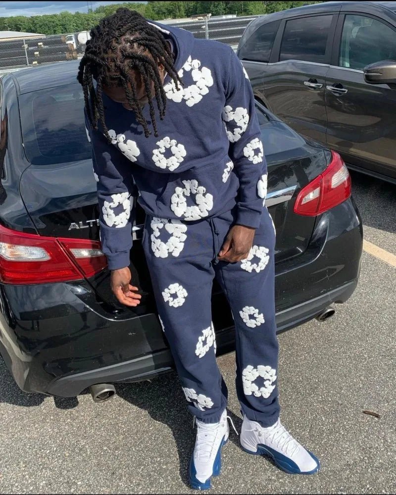 Foam Printed Men Women Hoodie Loose Casual Clothing Fashion Long Sleeve Hooded Pullover Personality Streetwear Sweatshirts - Luxelstore